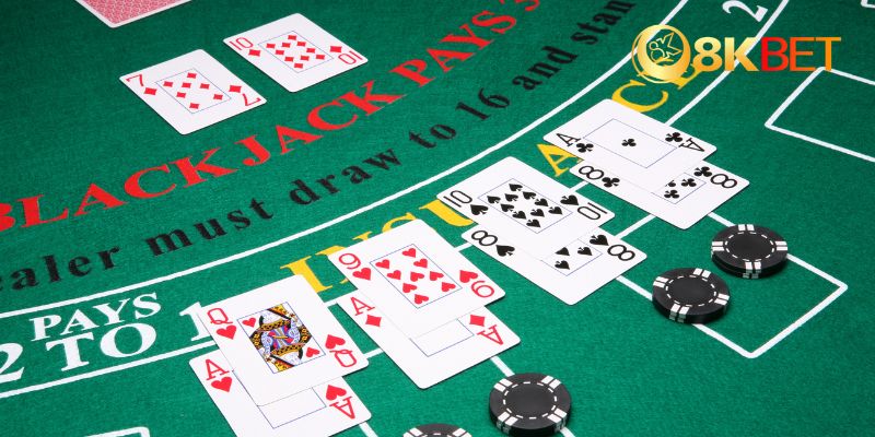 Hướng dẫn chơi Blackjack 8KBET đơn giản nhất